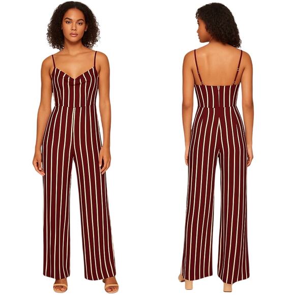 Reformation Guatemala Striped Striped Jumpsuit in Kizmet Size 4 - Picture 1 of 7
